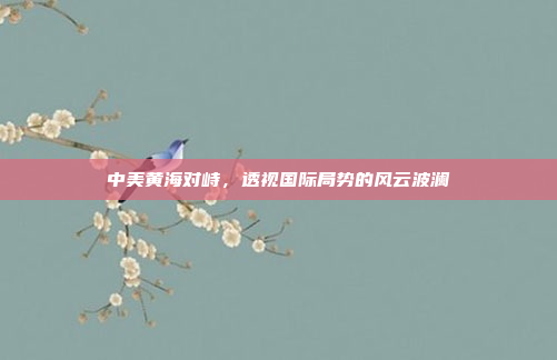 中美黄海对峙，透视国际局势的风云波澜