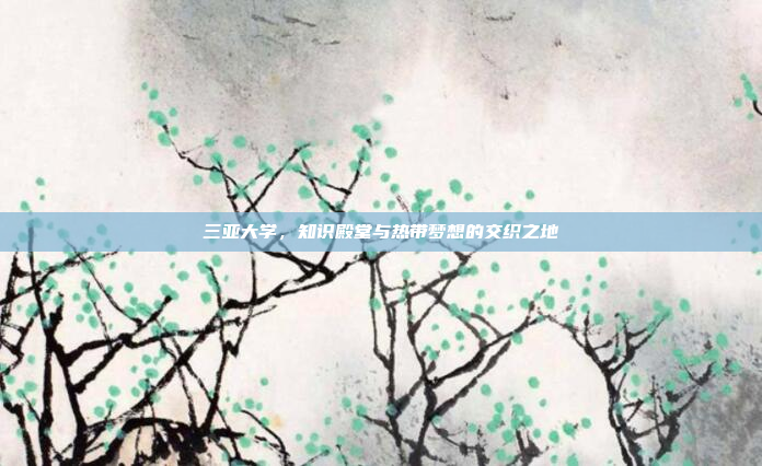三亚大学，知识殿堂与热带梦想的交织之地