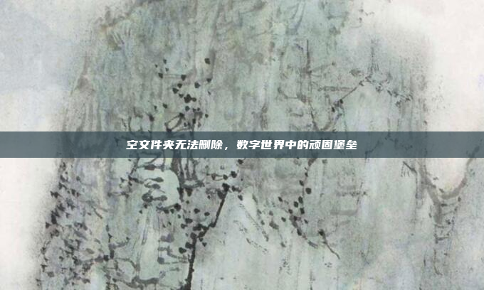 空文件夹无法删除，数字世界中的顽固堡垒