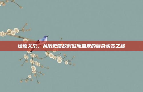 法德关系，从历史宿敌到欧洲盟友的复杂蜕变之路