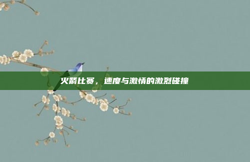 火箭比赛，速度与激情的激烈碰撞