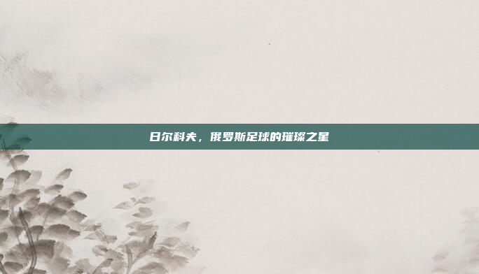 日尔科夫，俄罗斯足球的璀璨之星