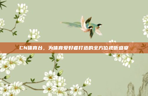 CN体育台，为体育爱好者打造的全方位视听盛宴