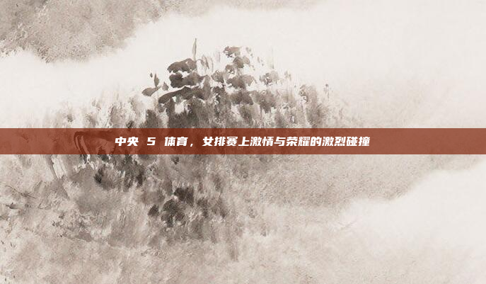 中央 5 体育，女排赛上激情与荣耀的激烈碰撞