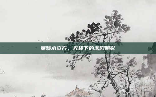 星跳水立方，光环下的悲剧阴影