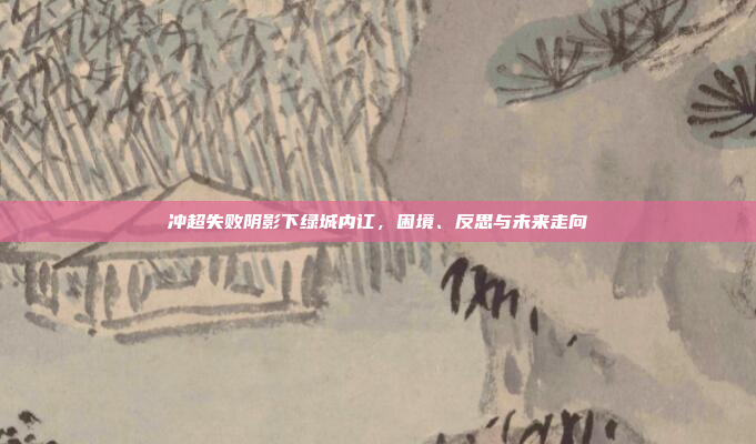 冲超失败阴影下绿城内讧，困境、反思与未来走向