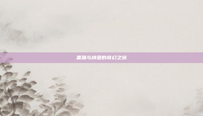 麦瑞与纳亚的奇幻之旅