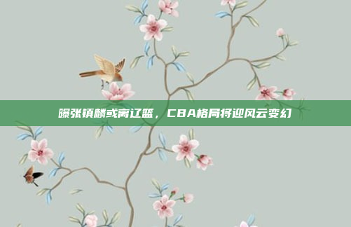 曝张镇麟或离辽篮，CBA格局将迎风云变幻