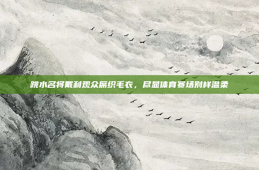 跳水名将戴利观众席织毛衣，尽显体育赛场别样温柔