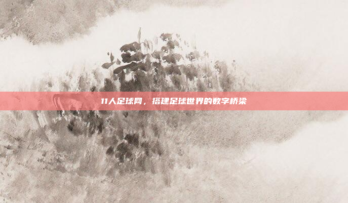 11人足球网，搭建足球世界的数字桥梁