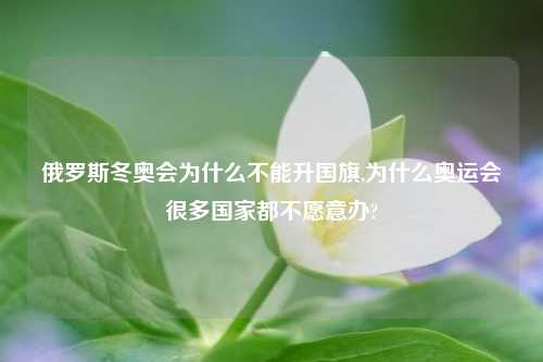 俄罗斯冬奥会为什么不能升国旗,为什么奥运会很多国家都不愿意办?