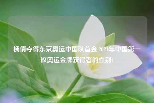 杨倩夺得东京奥运中国队首金,2021年中国第一枚奥运金牌获得者的性别?