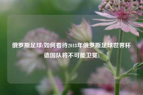 俄罗斯足球(如何看待2018年俄罗斯足球世界杯德国队将不可能卫冕)
