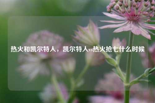 热火和凯尔特人,凯尔特人vs热火抢七什么时候