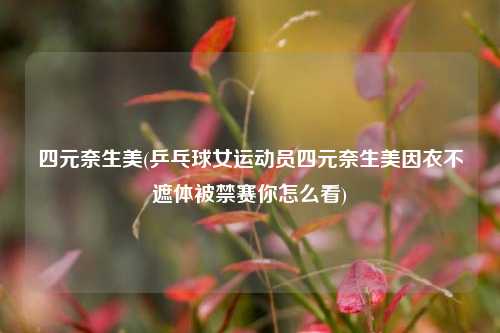 四元奈生美(乒乓球女运动员四元奈生美因衣不遮体被禁赛你怎么看)