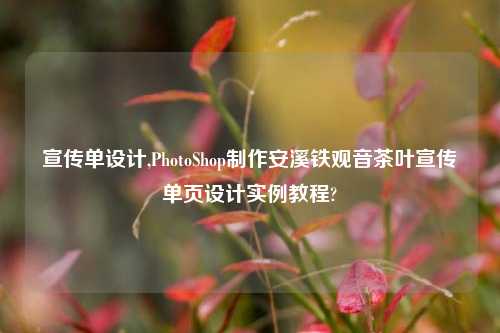 宣传单设计,PhotoShop制作安溪铁观音茶叶宣传单页设计实例教程?